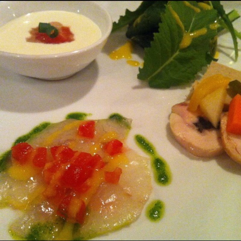 本日のアミューズ(ル・メッサージュ)