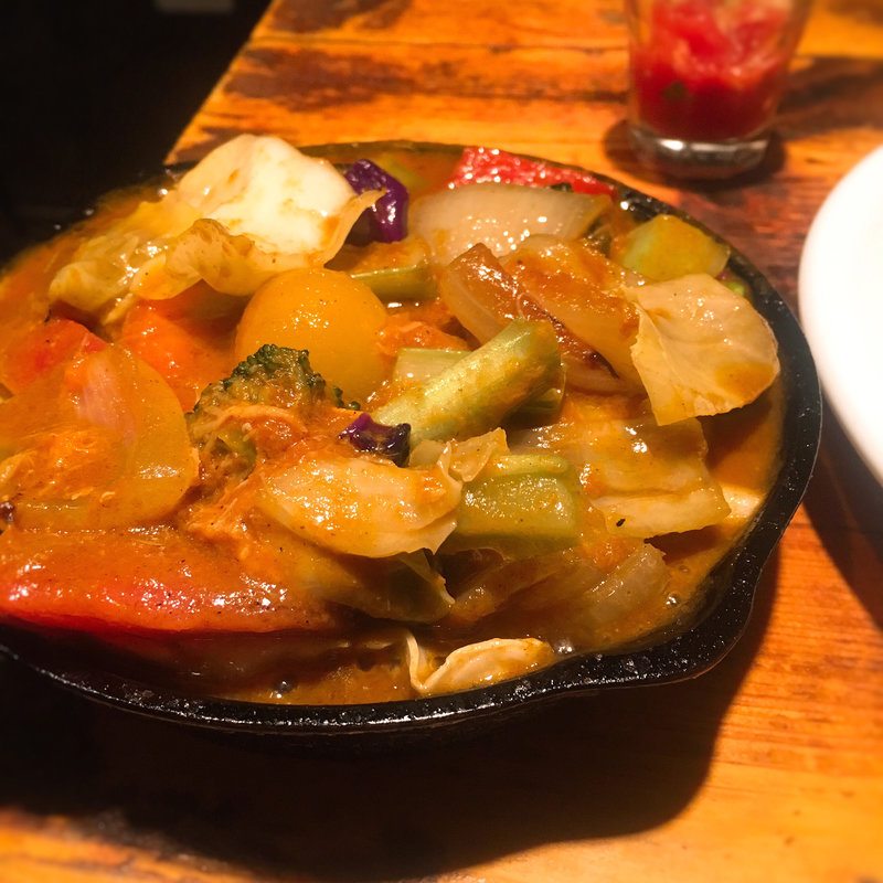 一日分の野菜カレー(野菜を食べるカレーcamp 代々木本店)