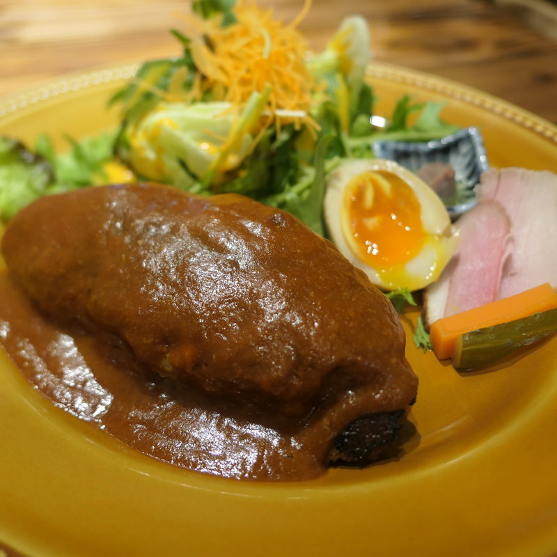 自家製ハンバーグ(炭焼巧房 たなっちゃん)