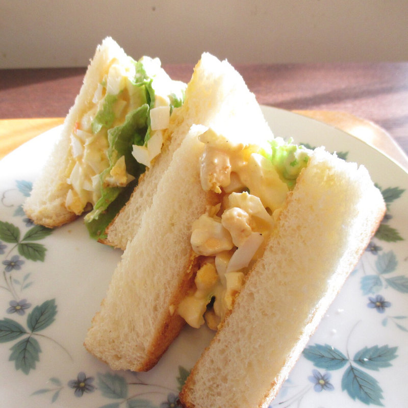 たまごトーストサンドセット(喫茶いのん )