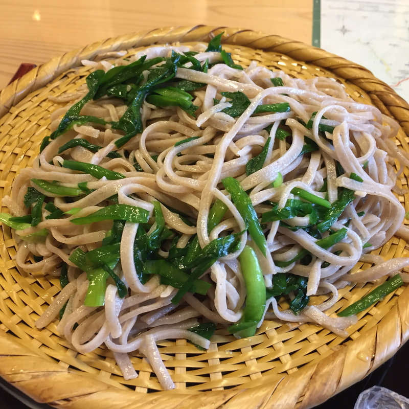 にら蕎麦(鹿沼そば 大越路 )