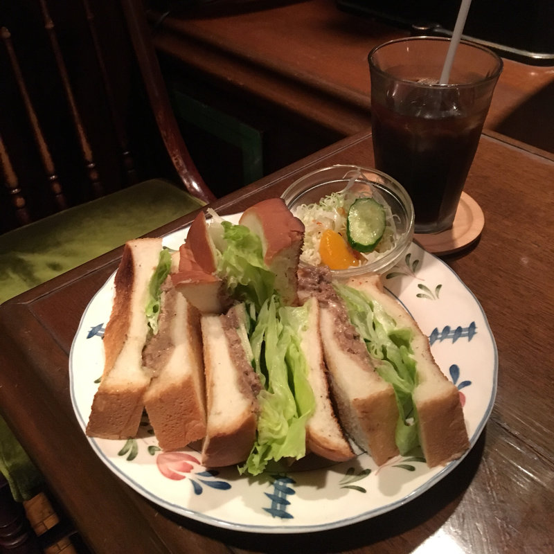 トーストサンドセット(珈琲の森)