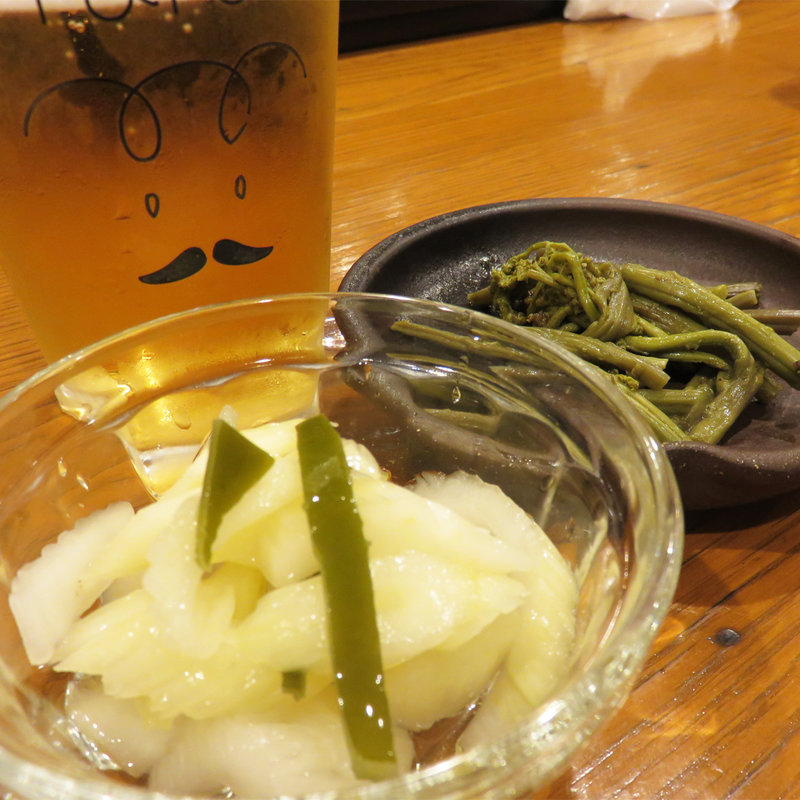 セロリの甘酢漬け(親父の料理)