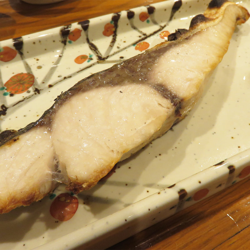 ぶりの塩焼き(親父の料理)