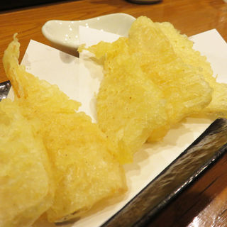 筍の天ぷら(親父の料理)