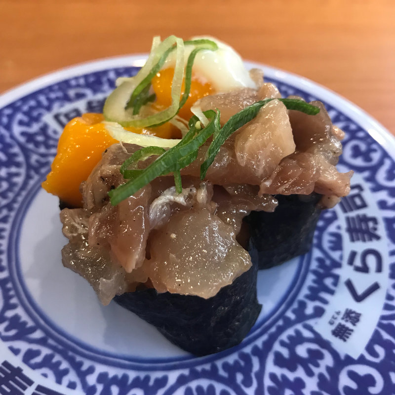 海鮮ユッケ風(くら寿司 ひばりが丘店)