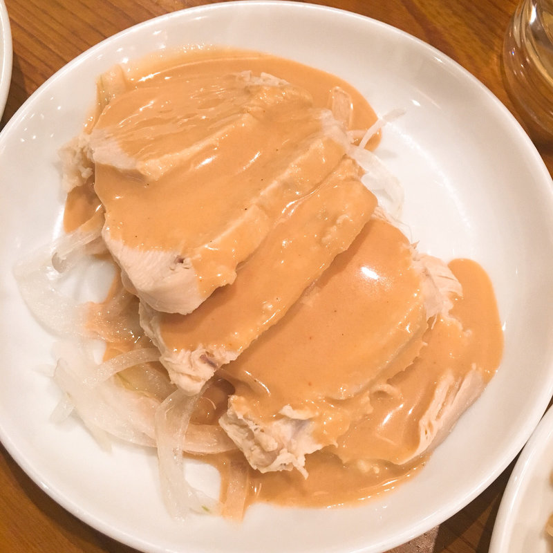 蒸し鶏(餃子の福包 新宿店 （ギョウザノフクホウ）)