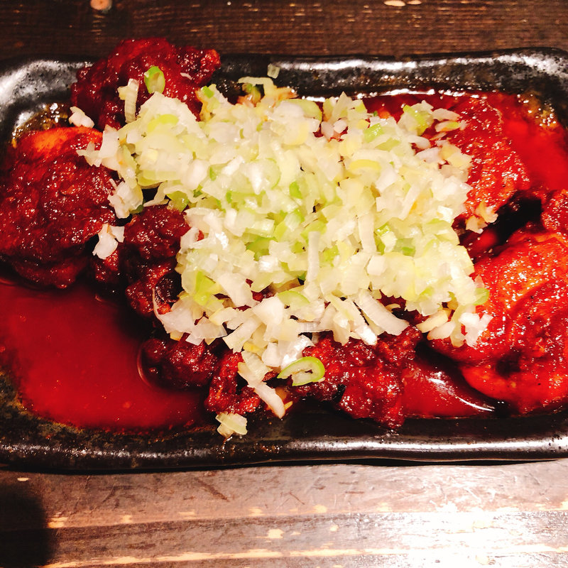 唐揚げ(○宿めんてんてん （まるじゅくめんてんてん）)