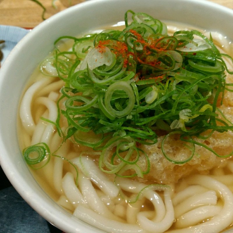 えび天うどん（かきあげ）(因幡うどん 博多デイトス店)