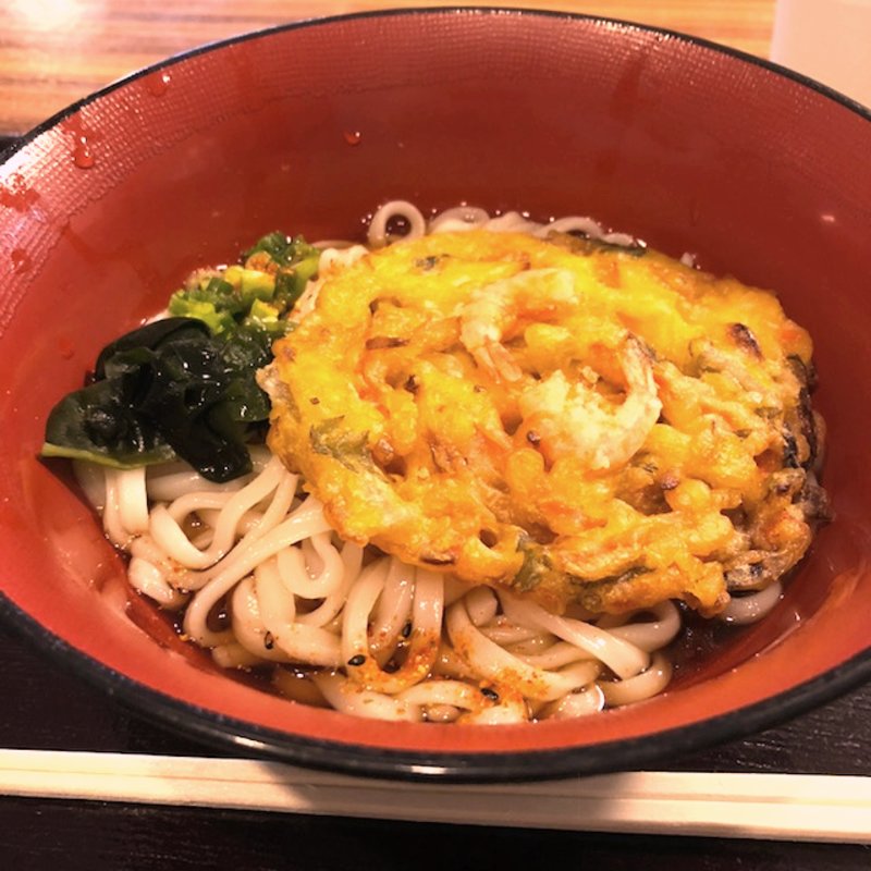 かき揚げうどん（冷）(稲庭屋清兵衛 )