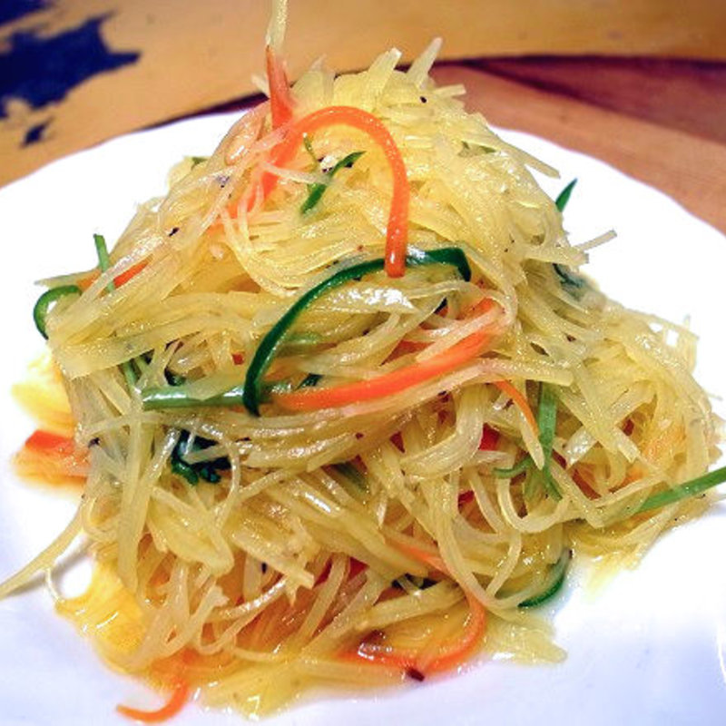 爽口土豆丝(滕記鉄鍋炖(とうきてつなべどん))