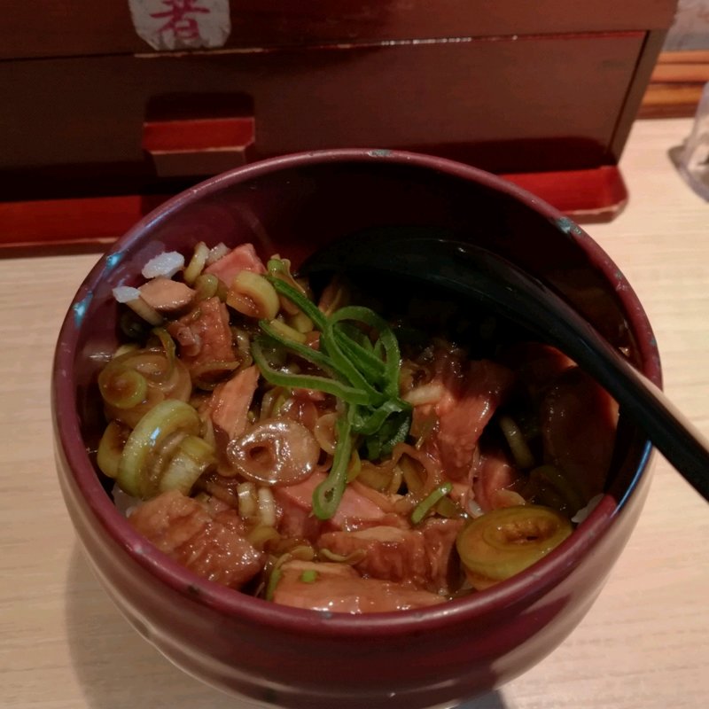 鴨わさびご飯(銀座鴨そば 九代目けいすけ)
