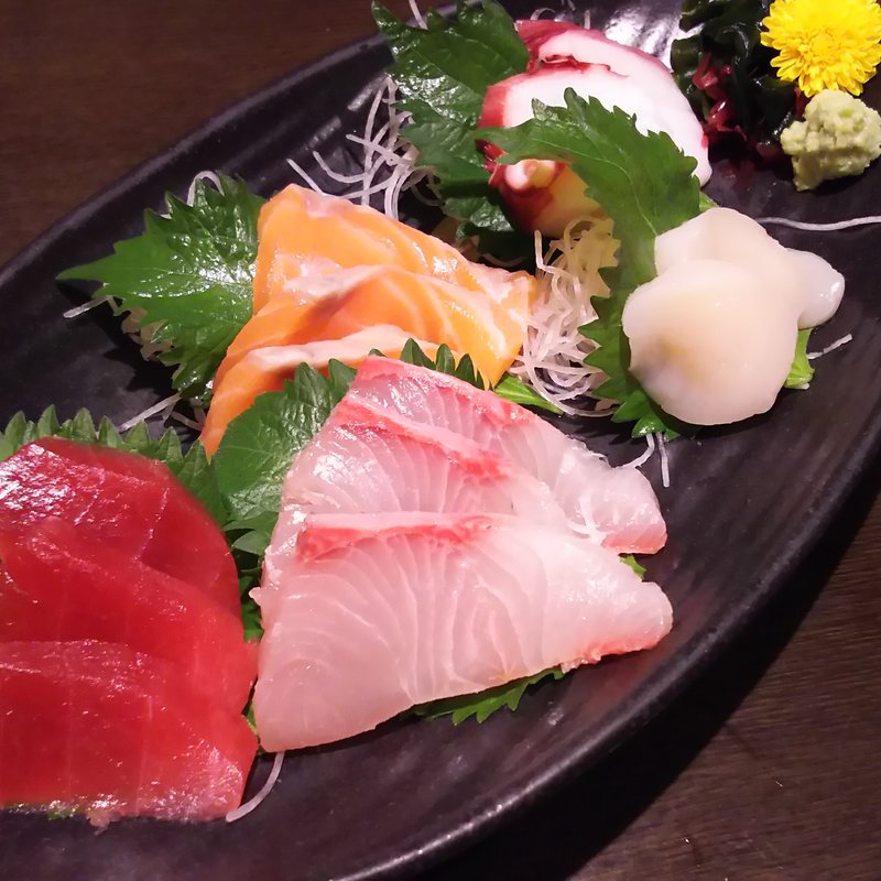 お刺身5点盛り(団欒 炎 京急川崎店)