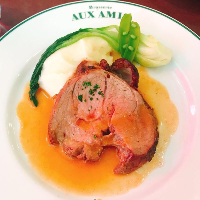 子羊のロースト(ブラッスリーオザミ丸の内)