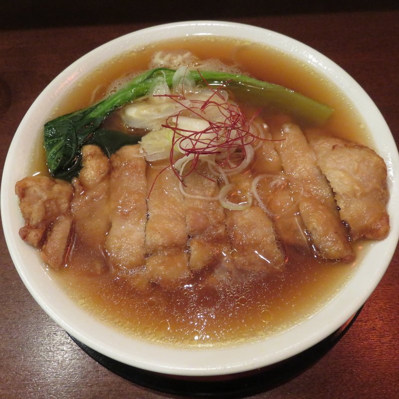 鶏排骨麺(焼き鳥ふじわら)