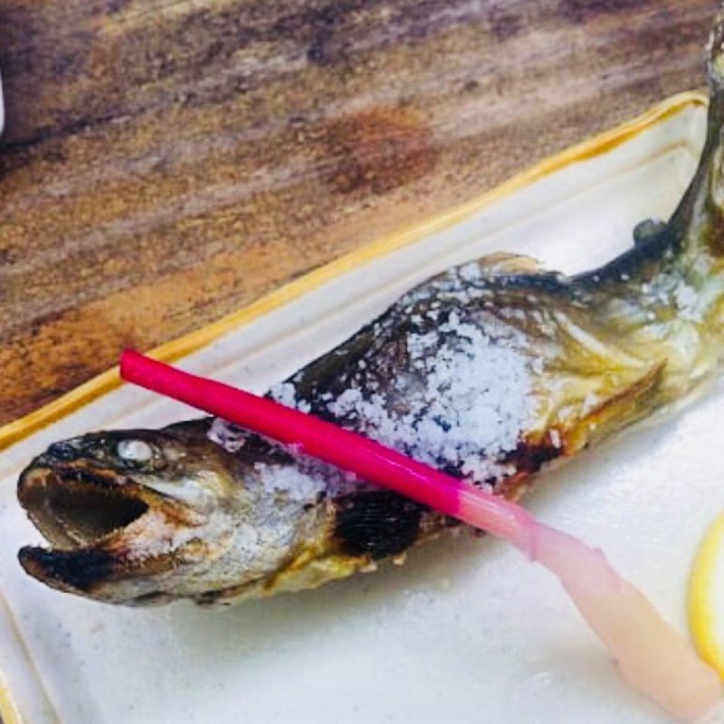 鮎の塩焼き(昇仙峡 金渓館 （しょうせんきょう　きんけいかん）)