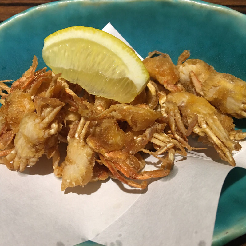 姫ワタリガニ一口唐揚げ(花美 （ハナビ）)