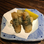 長いも梅しそ揚げ