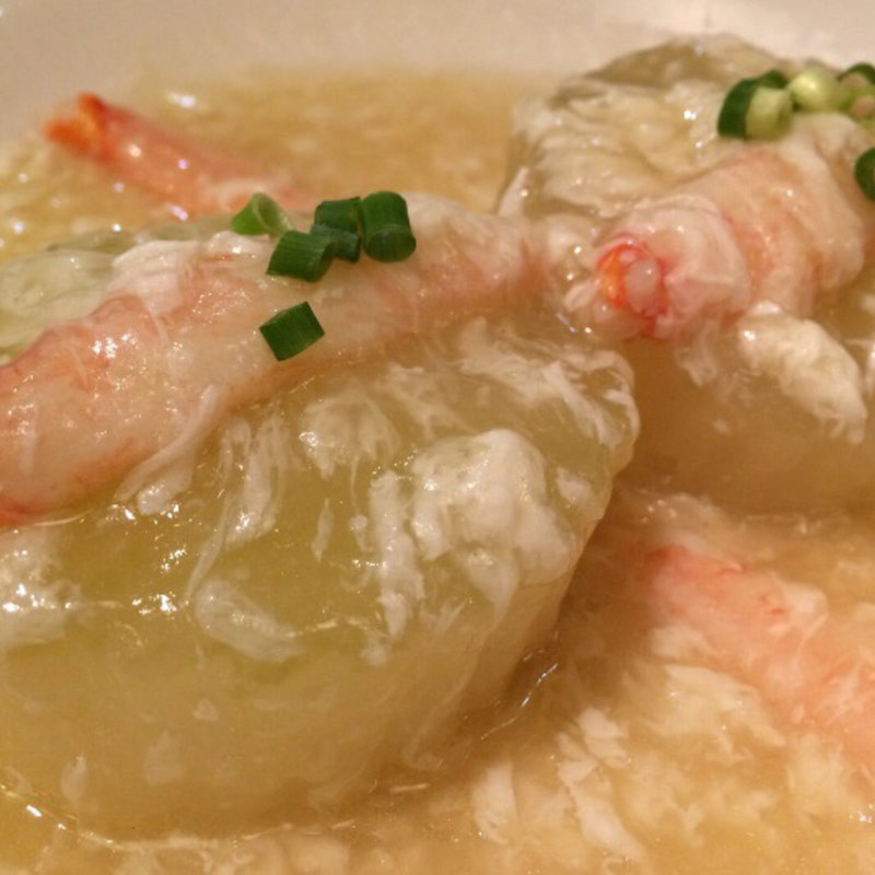 ズワイガニと冬瓜の淡雪仕立て(萬珍樓 點心舗)