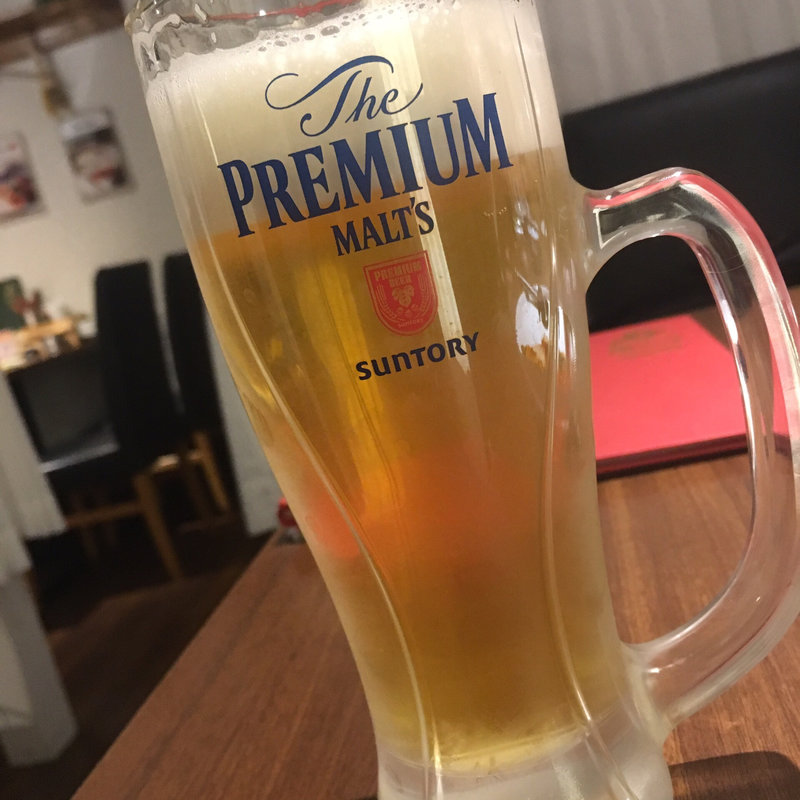 生ビール(炭焼きイタリアン酒場 炭リッチ 総本店)