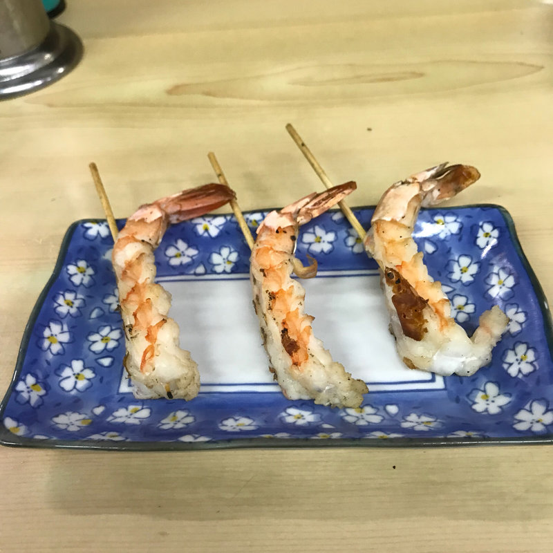 海老の塩焼き(くわ焼き クラスノ)