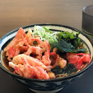 紅生姜天そば(そばうどん みゆき堂本舗)