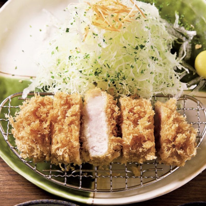 金華豚ロースかつ膳 80g（ごはん、味噌汁、サラダ、香の物付き）(金華豚料理 平田牧場 極 KITTE丸の内店)