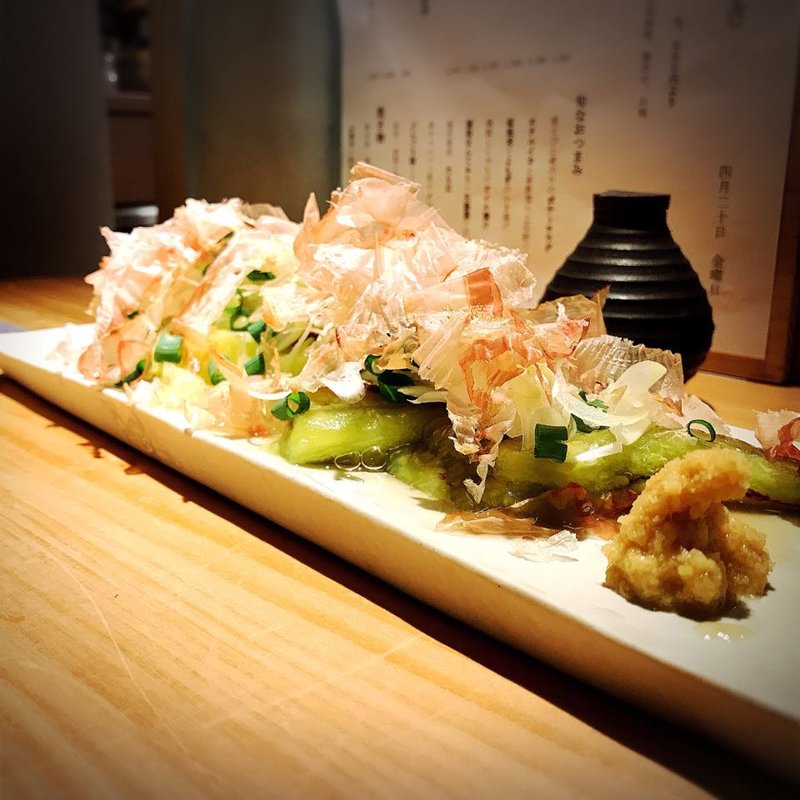 熊本産 大長なすの炭焼き(池尻大橋 ひとしずく)