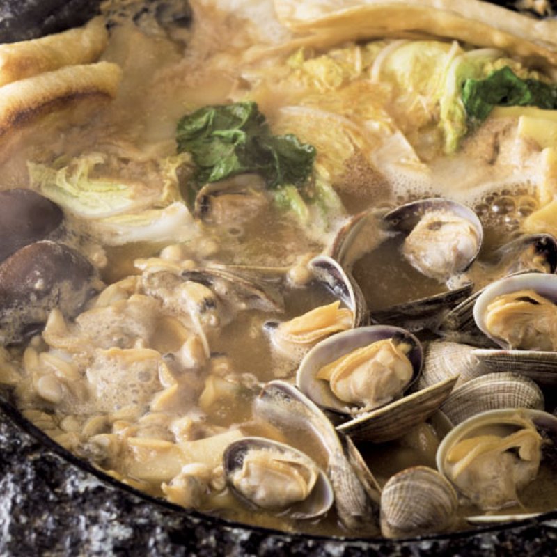 亀戸大根あさり鍋 あさり鍋会席(亀戸升本 （かめいど ますもと）)