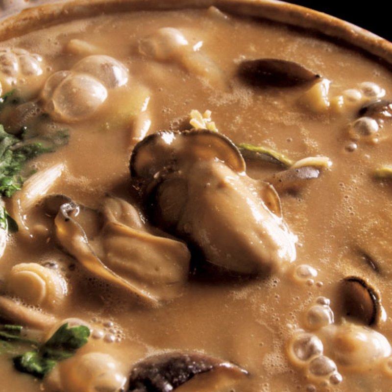 かき土手鍋（かきコース）(白梅 )