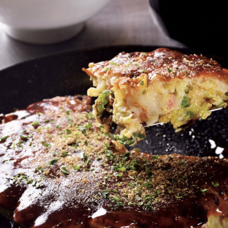 （昼）お好み焼き定食(めっせ熊 東京店)