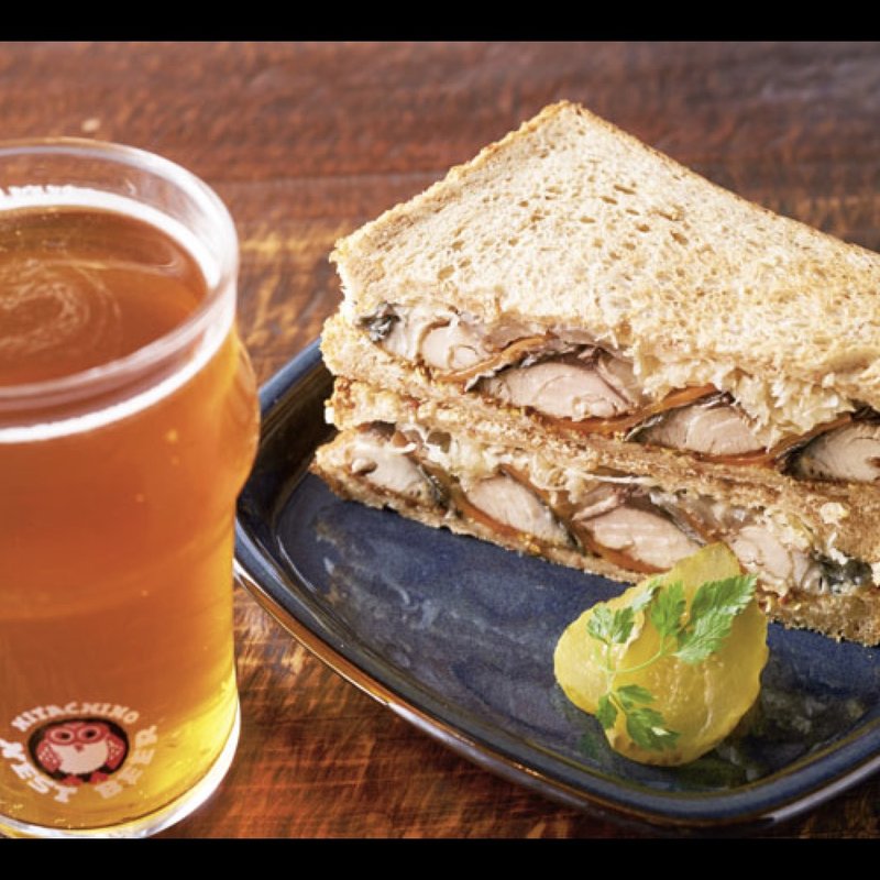 常陸さばサンド(常陸野ブルーイング Tokyo Yaesu店)