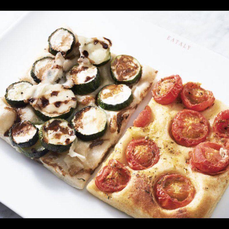 ズッキーニ＆ペコリーノ、ポモドーロ・フレスコ(イータリー 丸の内店)