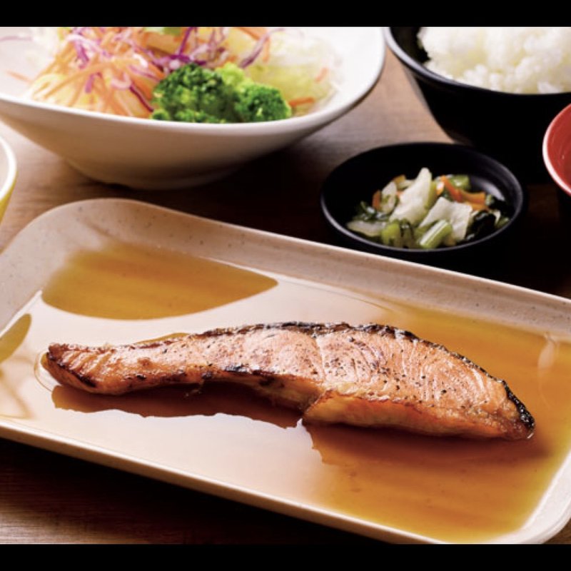 鮭の焼き漬け定食(米どころん 八重洲店 )