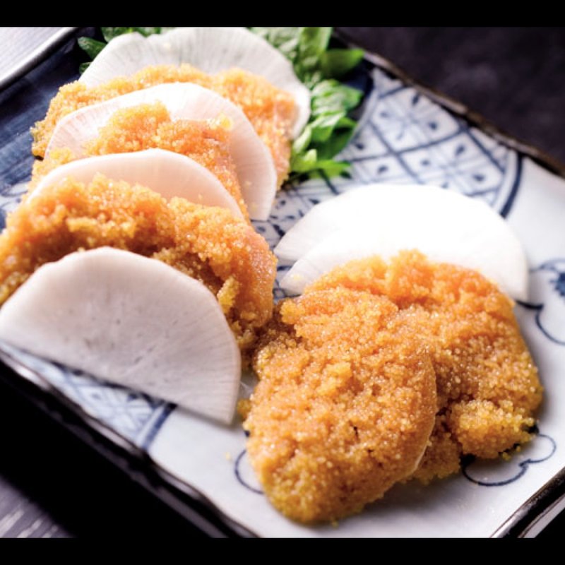 ふぐの子粕漬け(居酒屋 佐渡の酒と肴 だっちゃ)