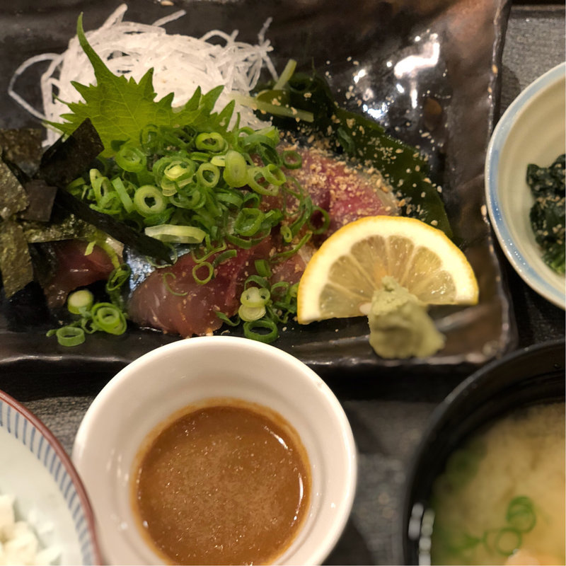 ゴマ鯖定食(ソラエ･ダイニング 海鮮 七菜彩(なないろ))