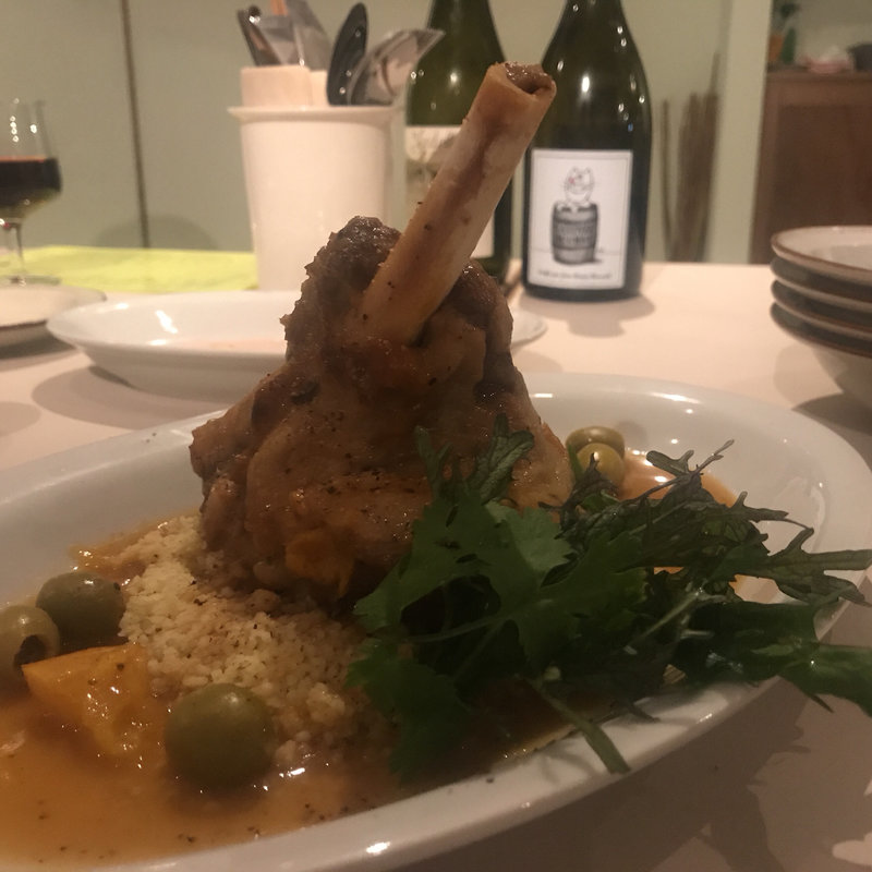 ラムとスネ肉と金柑のクスクス(カフェレストラン ベルツ 三田)