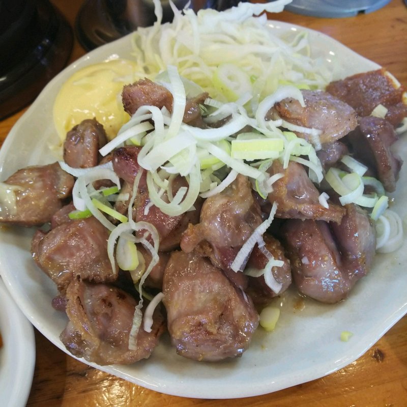 砂肝定食 半ライス(二代目蝦夷 )