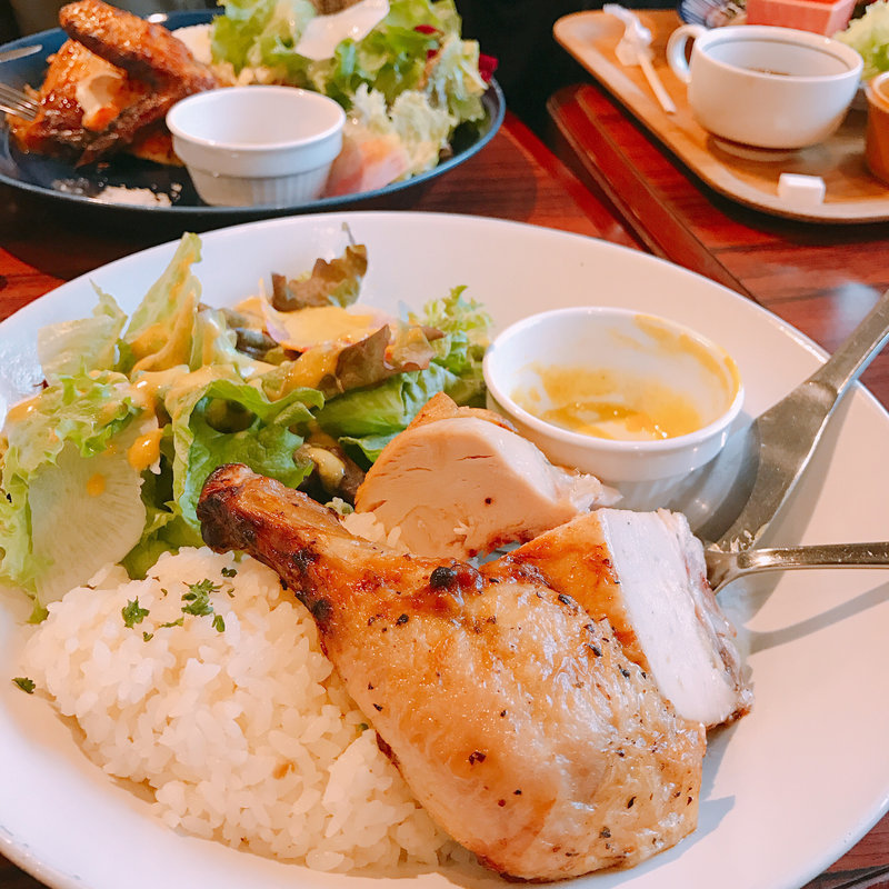 ローストチキンプレート1／4羽(ROUGH RARE )