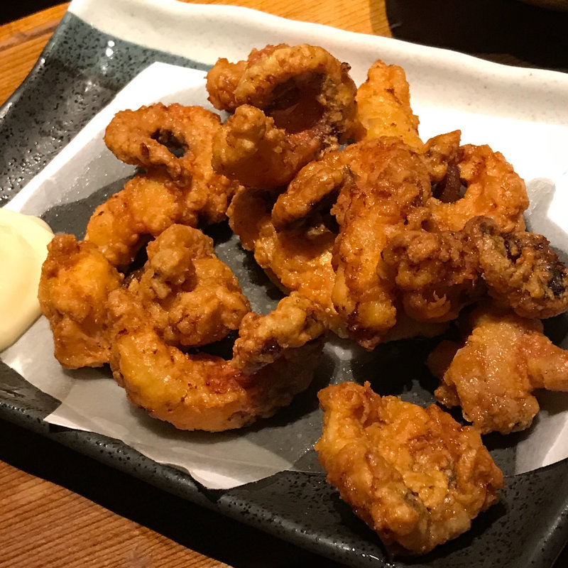 ふつうのたこの唐揚げ(鯛之鯛 難波店)