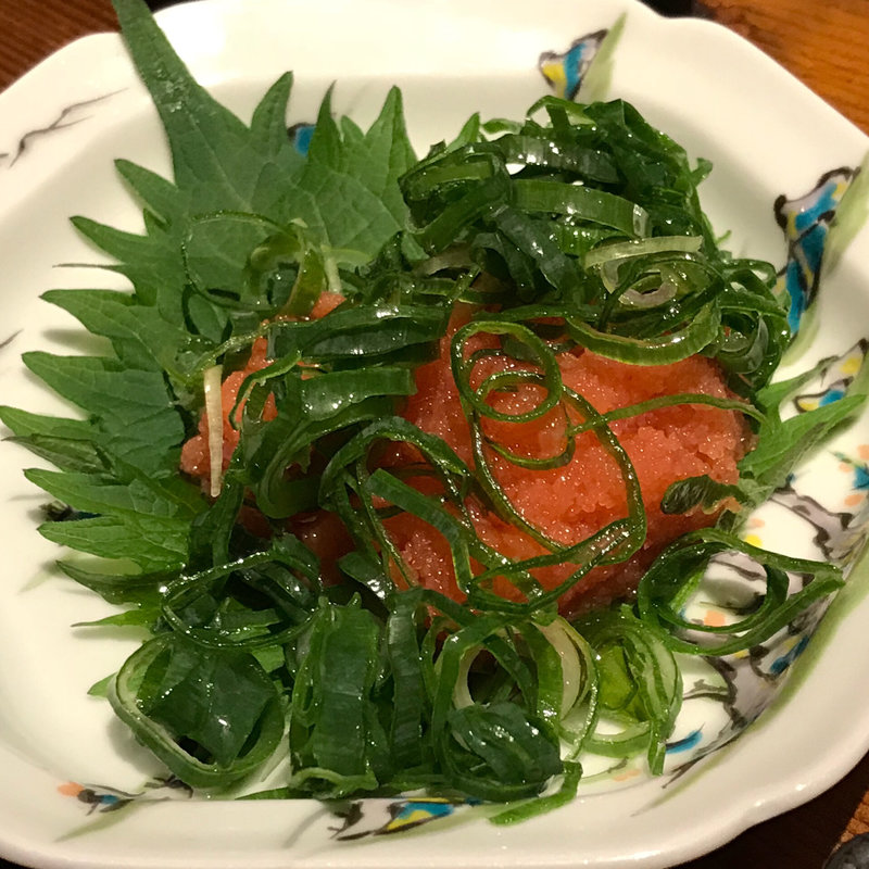 コテツ仕込みのネギごまめんたい(鯛之鯛 難波店)