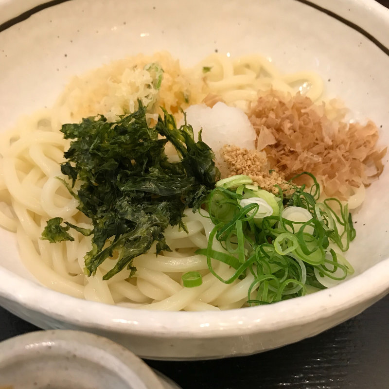 ぶっかけうどん 温  セット(かぎ卯 （かぎう）)