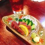 カツオの造り(海鮮居酒屋 海王丸)