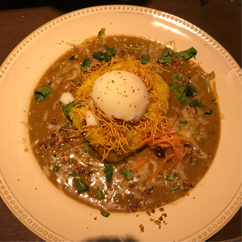 特製スパイスカレー ランチセット(グローブマウンテンコーヒー くずは店 （GLOBE MOUNTAIN COFFEE）)