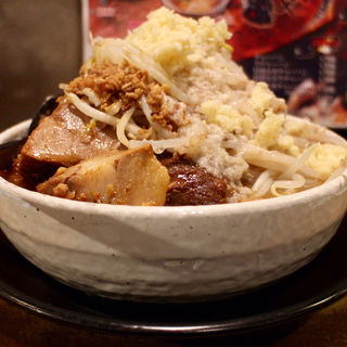 極太麺味噌/野菜マシ(さっぽろ焙煎ラーメン みのや すすきの店)