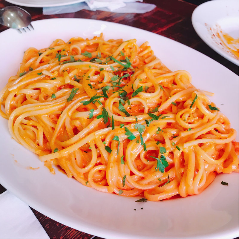 ウニのリングイネ(フレーゴリ)