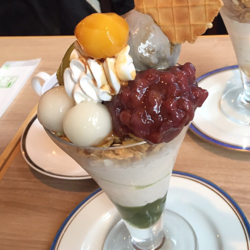 お抹茶スペシャルパフェ(からふね屋珈琲 高槻店)