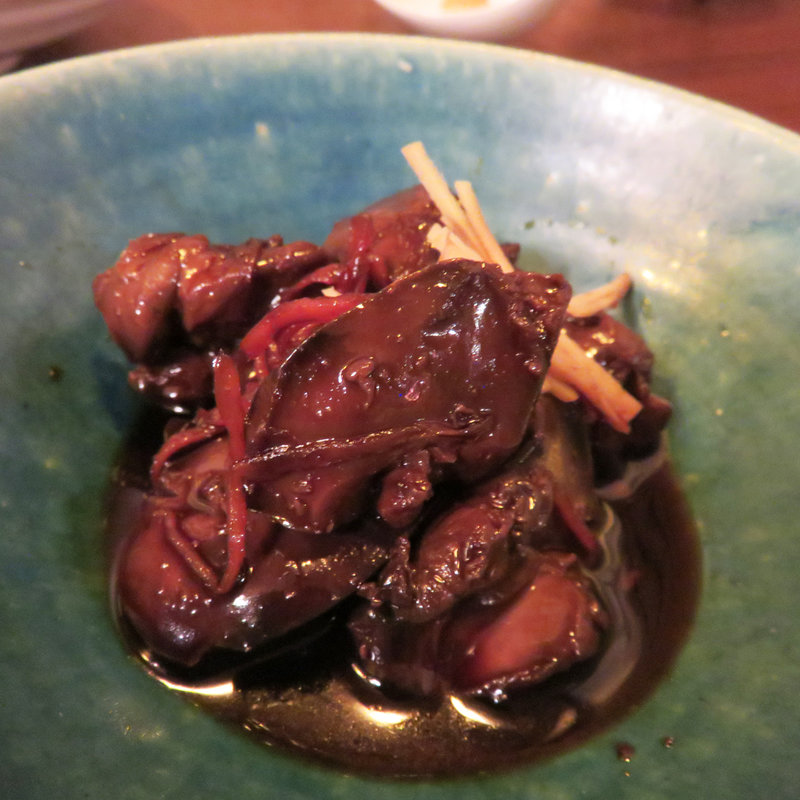 鶏の肝煮(小箱浦本)