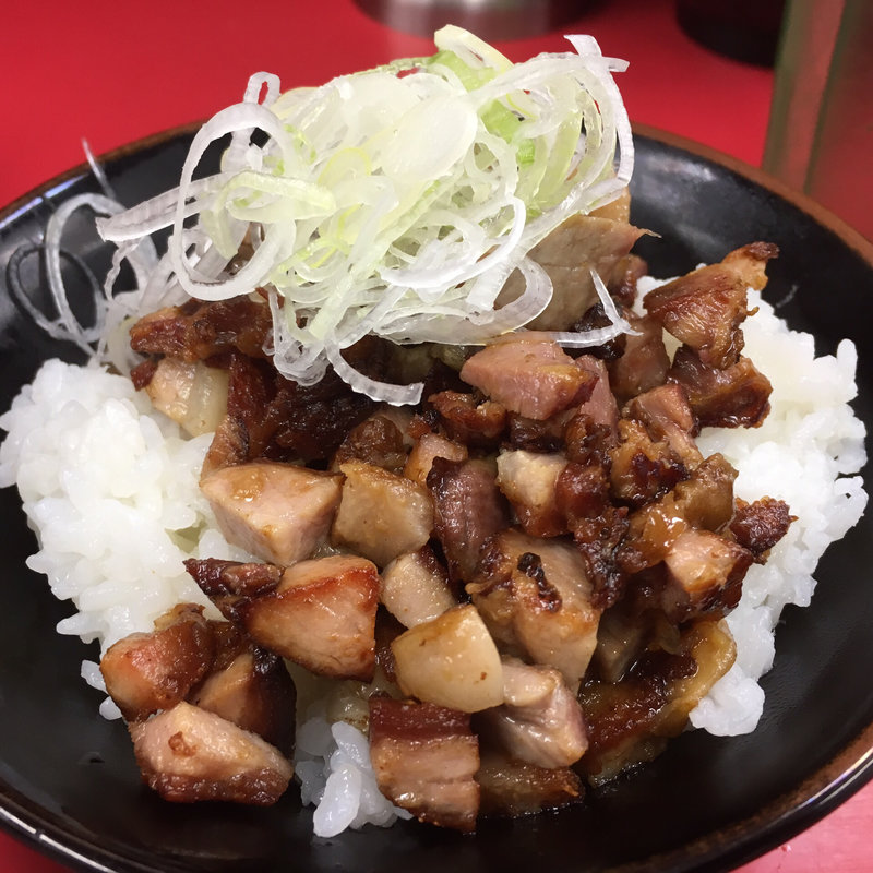 ライス、チャーシューまぶし(田上家)