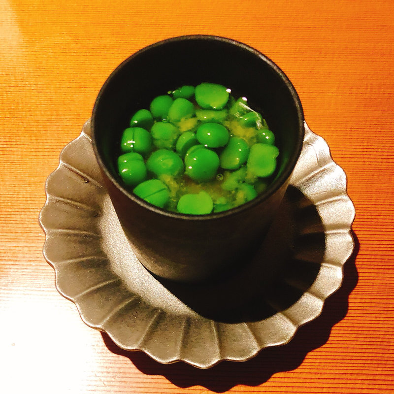 うすい豆の茶碗蒸し(可不可)